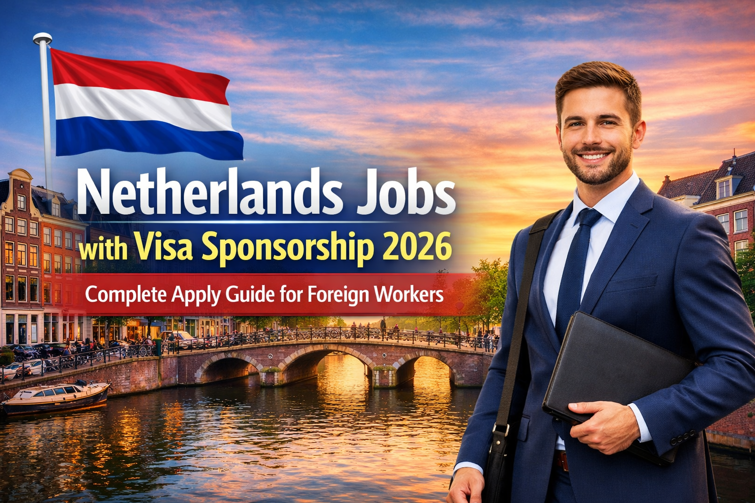 Netherlands Jobs with Visa Sponsorship 2026 – Complete Apply Guide for Foreign Workers