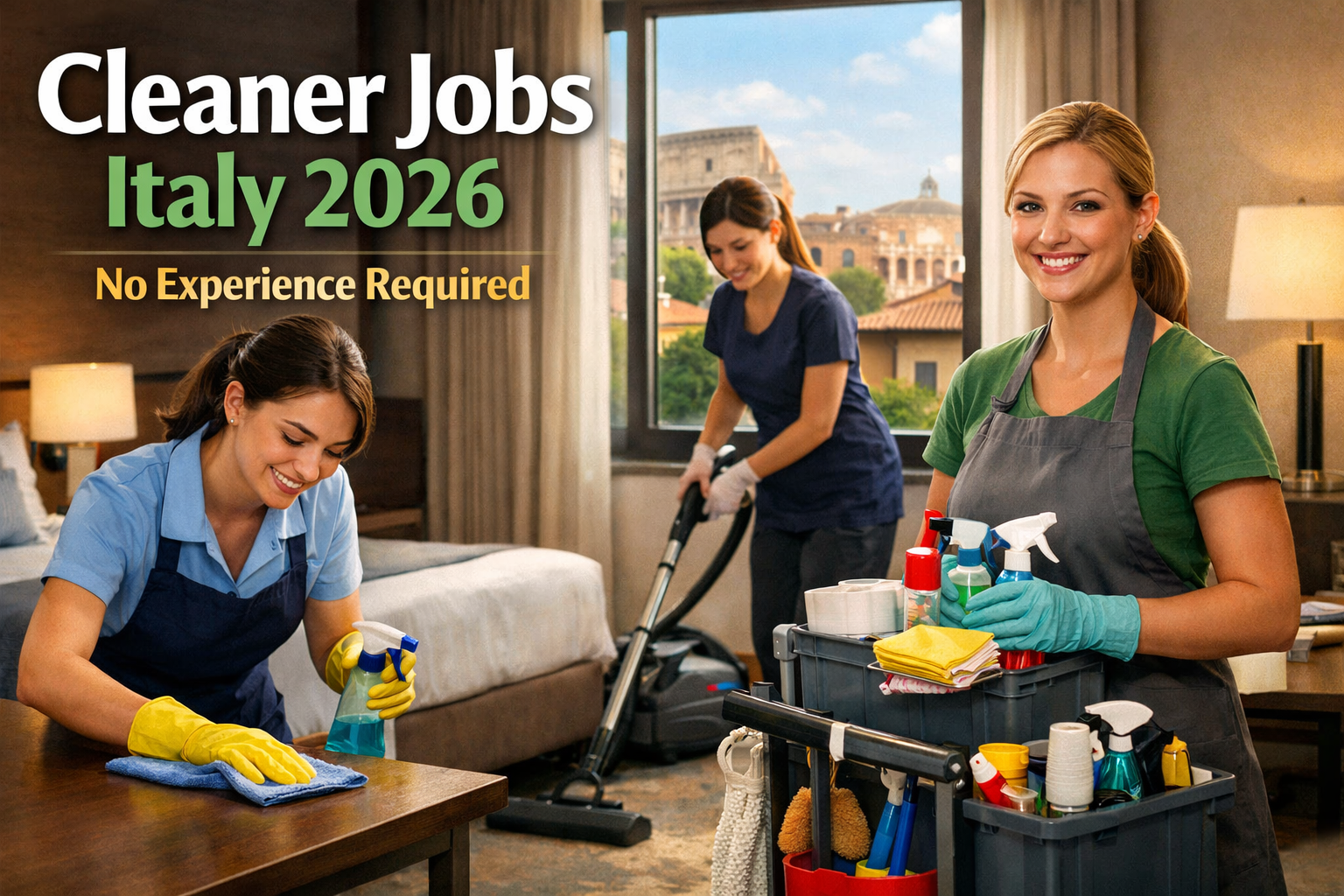 Cleaner Jobs in Italy 2026