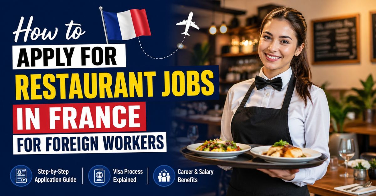 Restaurant Jobs in France for Foreign Workers