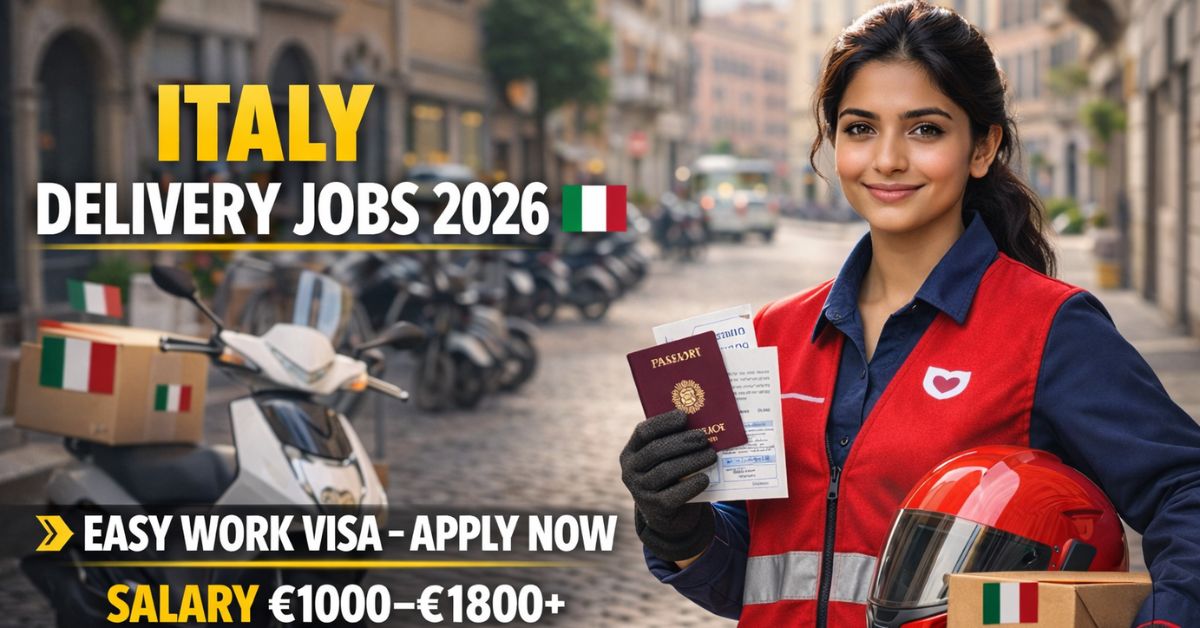 Italy Delivery Driver Jobs 2026 – Easy Work Visa & Apply Guide