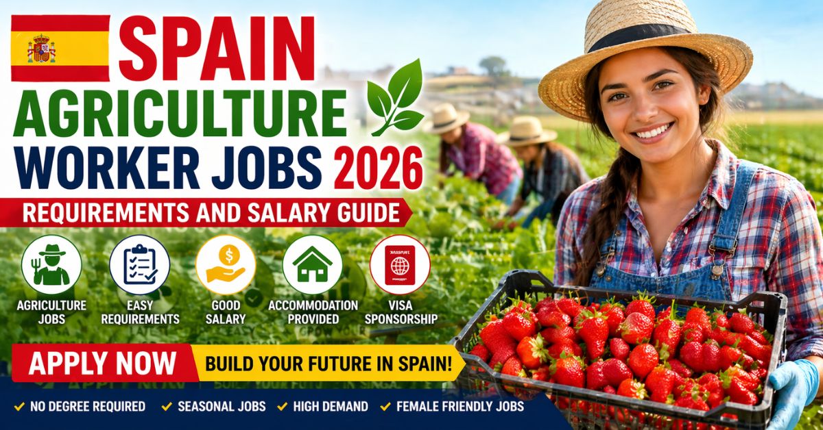 Spain Agriculture Worker Jobs 2026