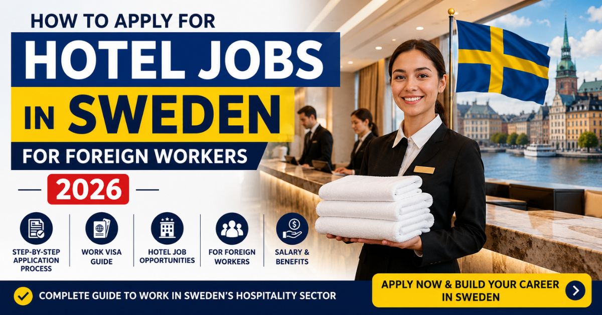 How to Apply for Hotel Jobs in Sweden for Foreign Workers in 2026