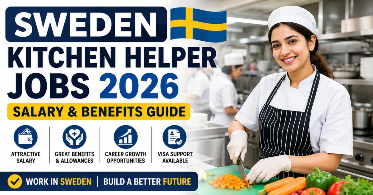 Sweden Kitchen Helper Jobs 2026