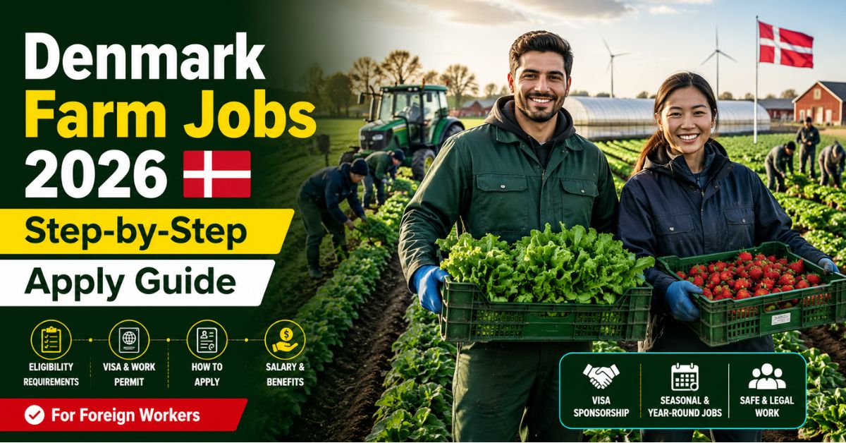Denmark Farm Jobs for Foreign Workers 2026