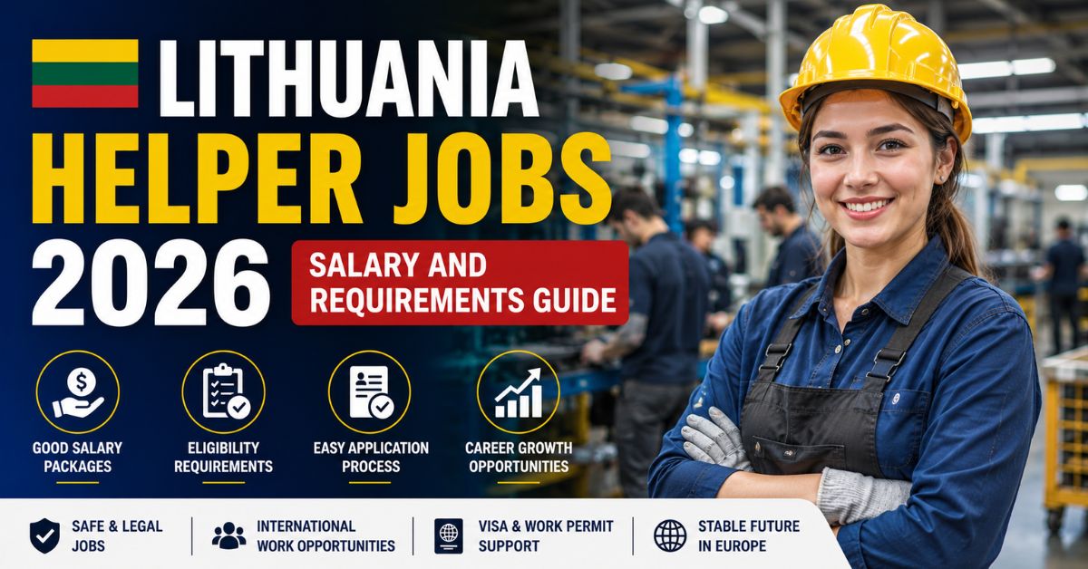 Lithuania Helper Jobs 2026 Salary and Requirements Guide