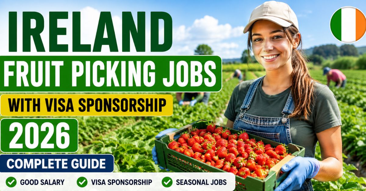 Ireland Fruit Picking Jobs with Visa Sponsorship 2026