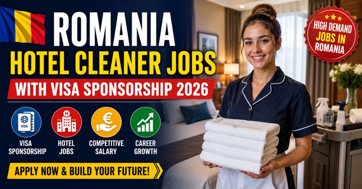 Romania Hotel Cleaner Jobs with Visa Sponsorship 2026