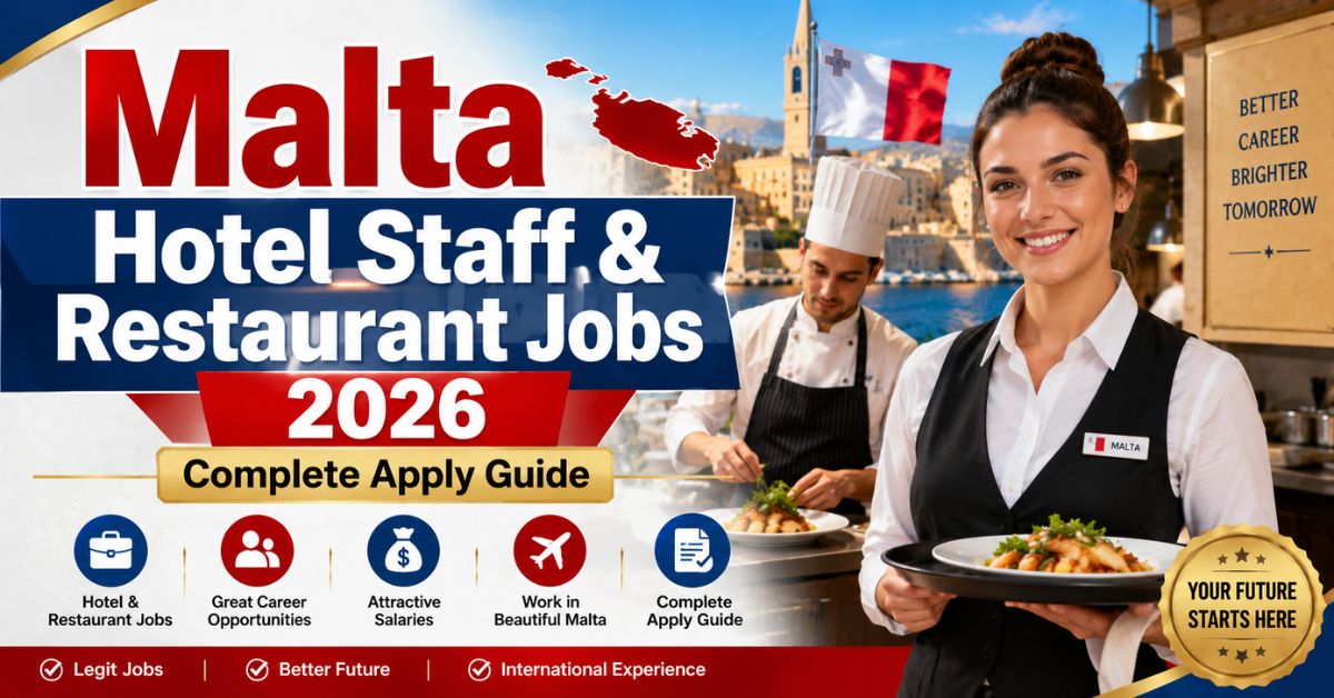 Malta Hotel Staff & Restaurant Jobs 2026