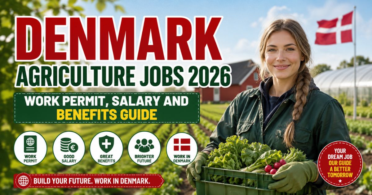 Denmark Agriculture Jobs 2026: Work Permit, Salary & Benefits