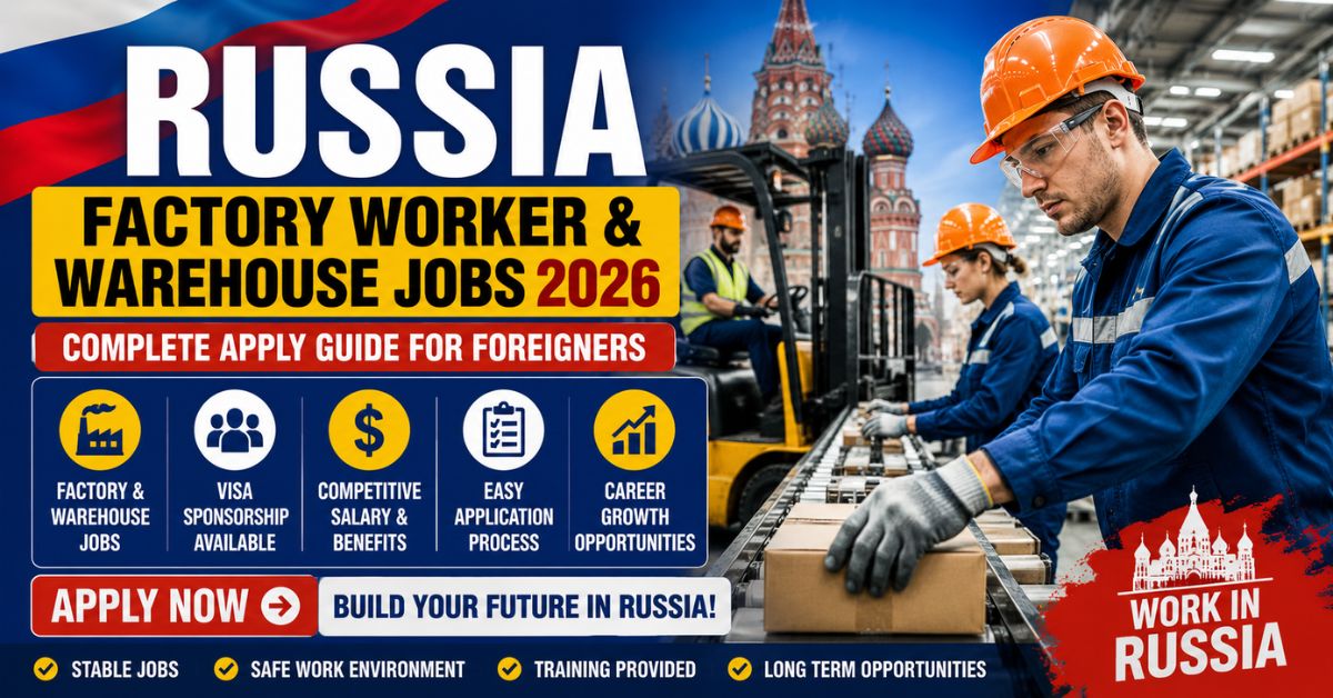 Russia Factory Worker & Warehouse Jobs 2026 | Apply Guide for Foreigners