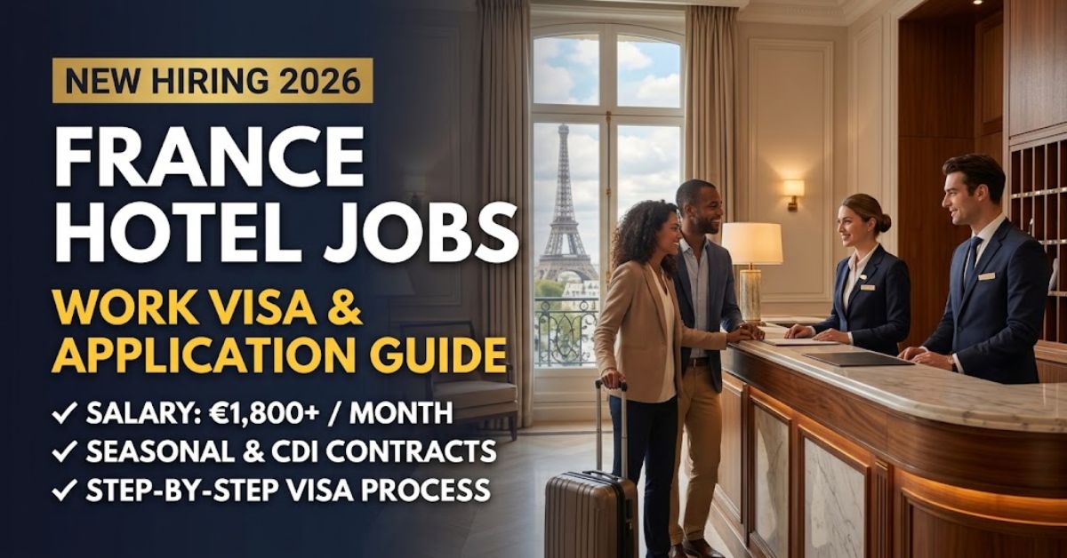 France Hotel Jobs 2026: Work Visa Guide & Application Process