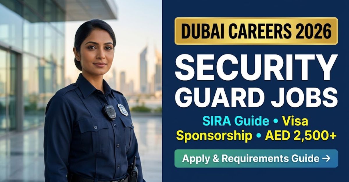 Dubai Security Guard Jobs 2026: SIRA & Visa Sponsorship Guide