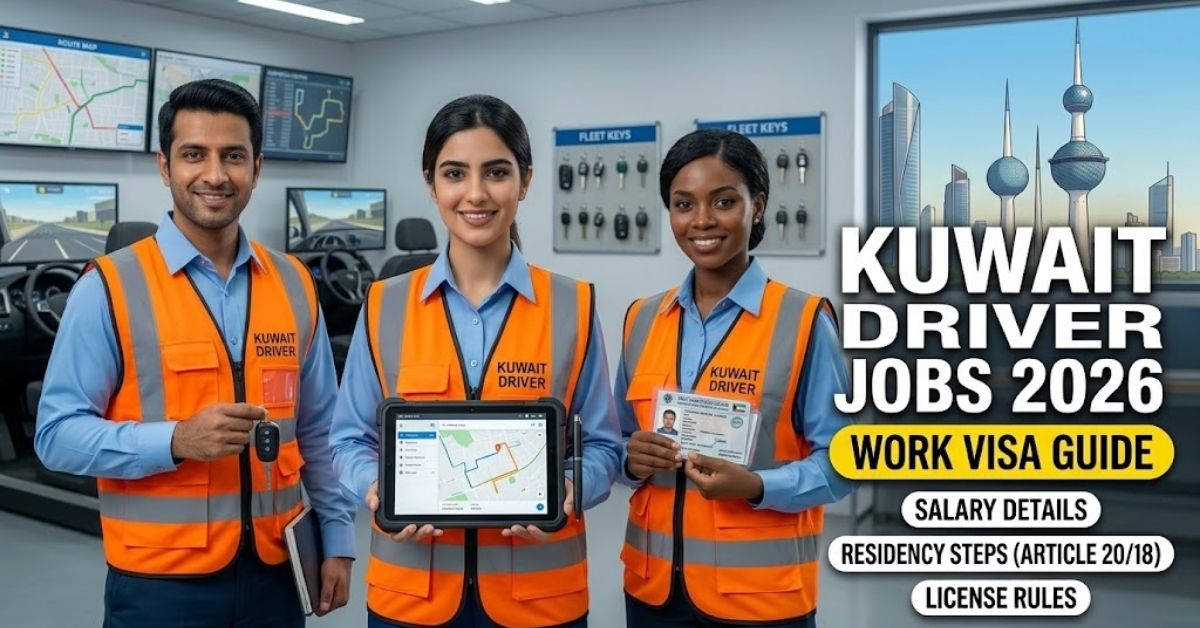 Kuwait Driver Jobs 2026: Work Visa Guide, Salary & License Rules