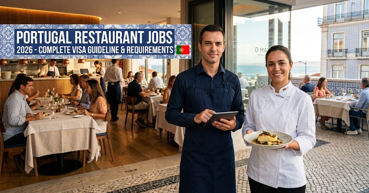 Portugal Restaurant Jobs 2026: Work Visa Guide & Requirements