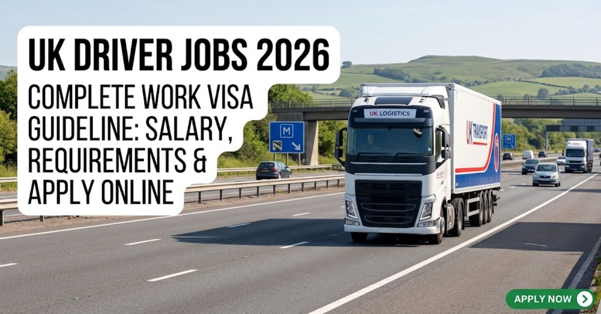 UK Driver Jobs 2026: Work Visa Guide, Salary, Skills & How to Apply