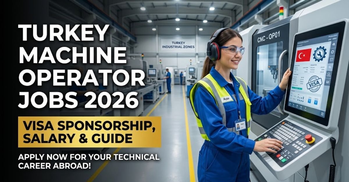 Turkey Machine Operator Jobs 2026: Visa Sponsorship & Salary