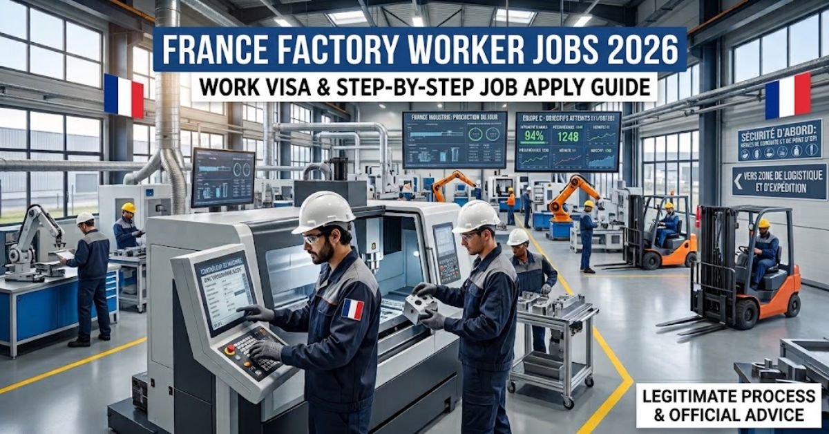 France Factory Worker Jobs 2026: Work Visa & Application Guide