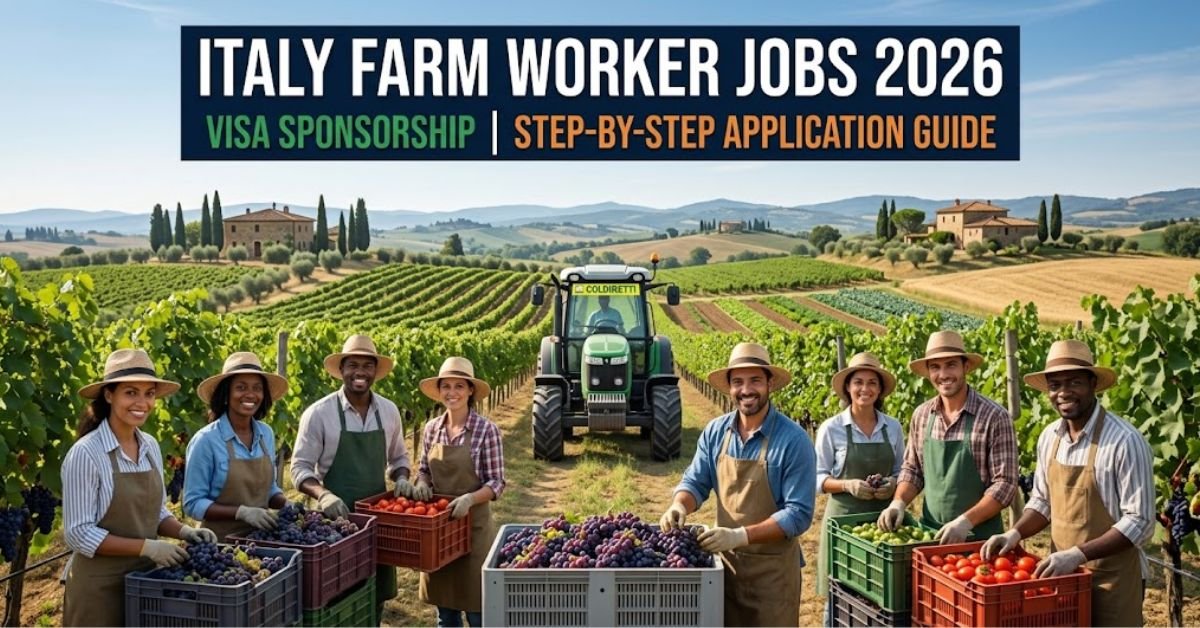 Italy Farm Worker Jobs 2026: Visa Sponsorship & Application Guide