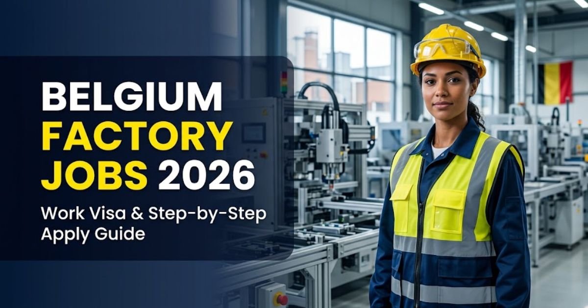 Belgium Factory Worker Jobs 2026: Work Visa & Step-By-Step Apply Guide