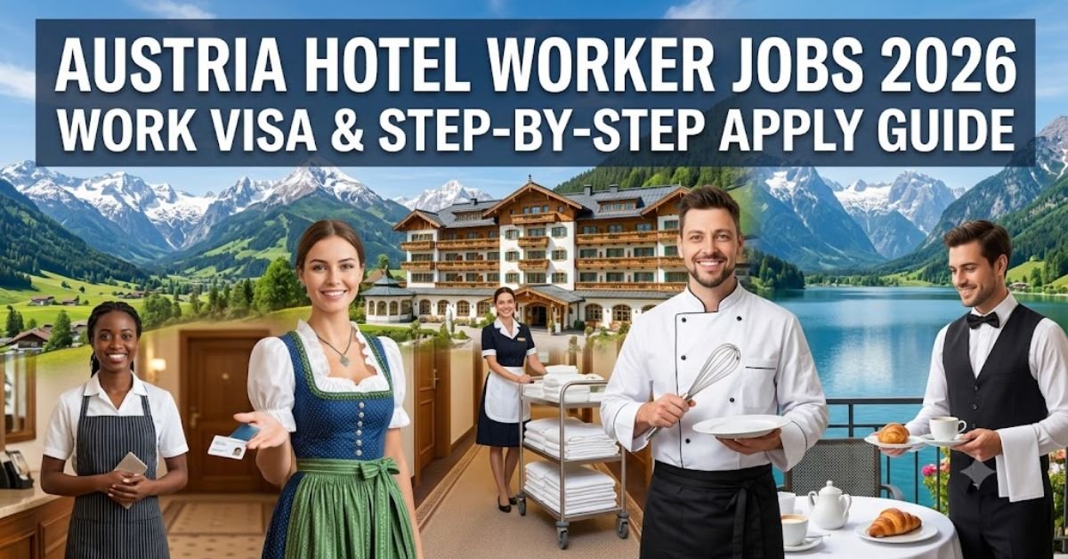 Austria Hotel Worker Jobs 2026: Work Visa & Step-by-Step Apply Guide