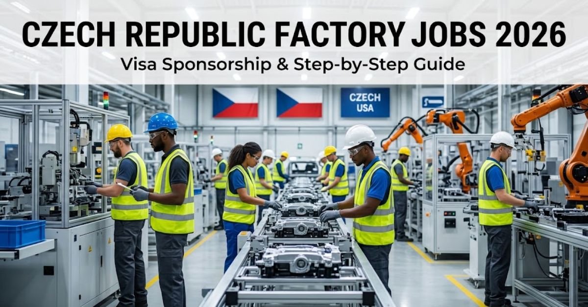 Czech Republic Factory Worker Jobs 2026: Visa Sponsorship Guide